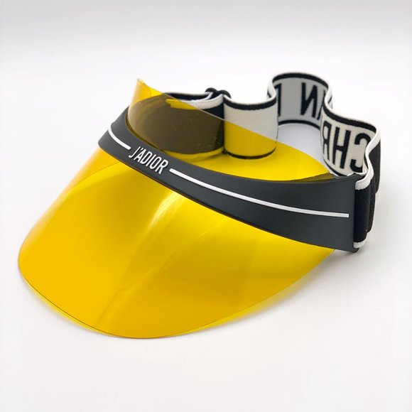 💯 NEW DIOR CLUB 1 OTL Yellow Visor Hat DIORClub1 - Picture 3 of 15